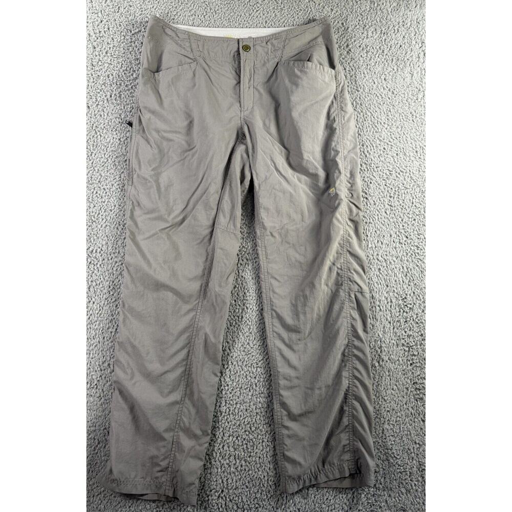Mountain Hardwear‎ Cargo Pants Women 10/32 Mid Rise Nylon Cinch Outdoor Hiking